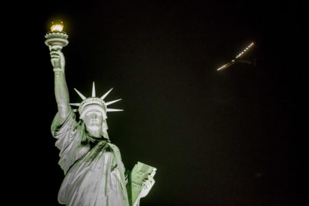 Solar Impulse lands in New York