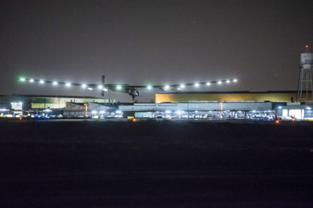 Solar Impulse Landing in Phoenix Goodyear